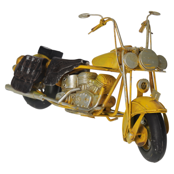 Keyhome Modellino da Collezione Decorativo Moto Chopper Scala 1:18 Idea Regalo Vintage 