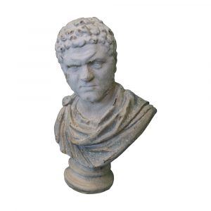 Busto decorativo romano