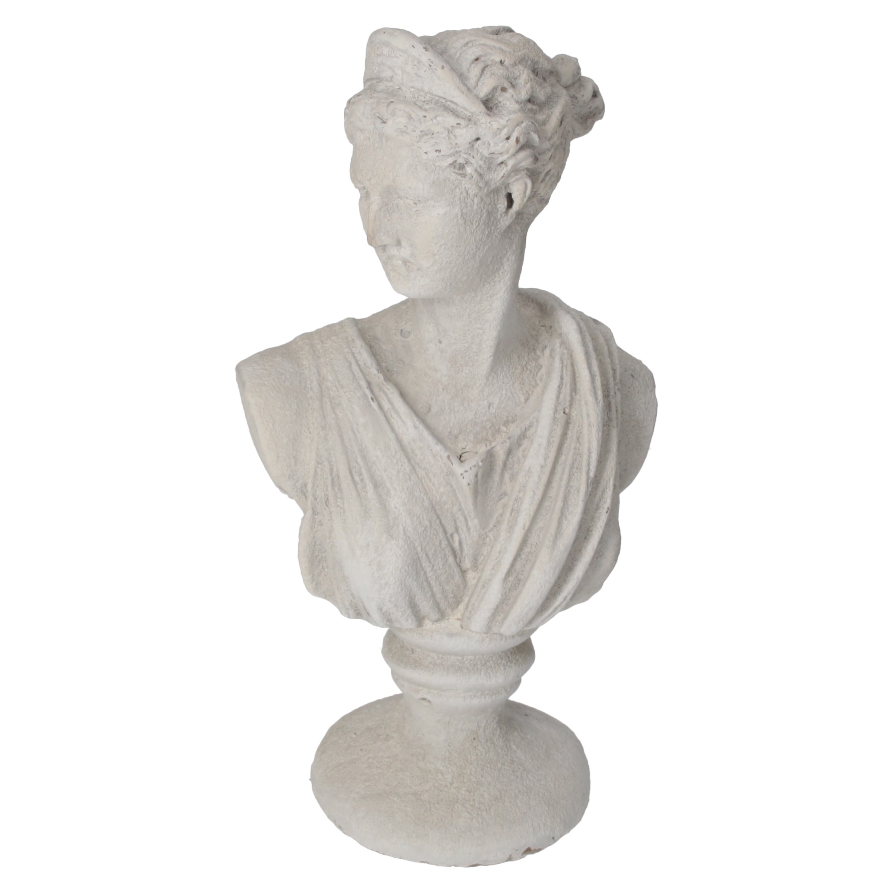 busto donna decorativo in resina