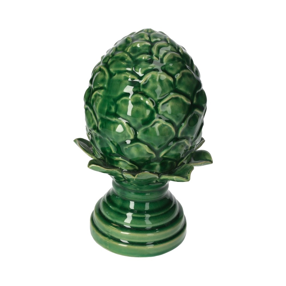pigna verde in ceramica