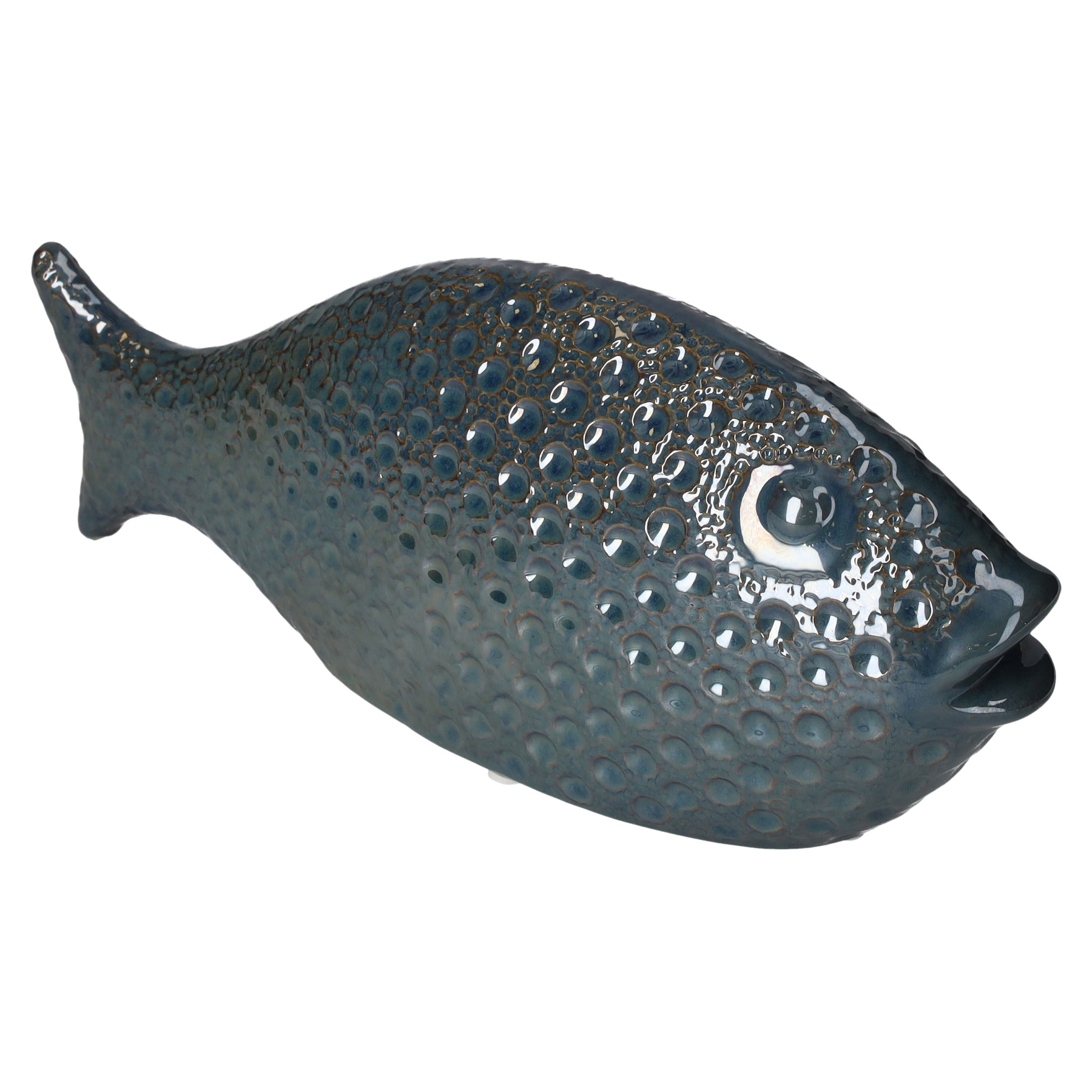 statuina pesce in ceramica